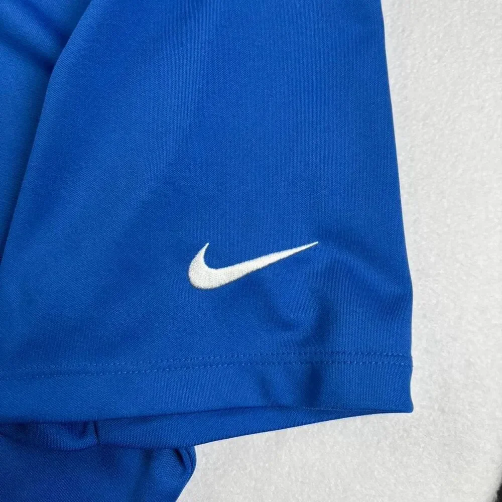 Nike Men’s Blue Dri-FIT Golf Polo Shirt – Size Medium